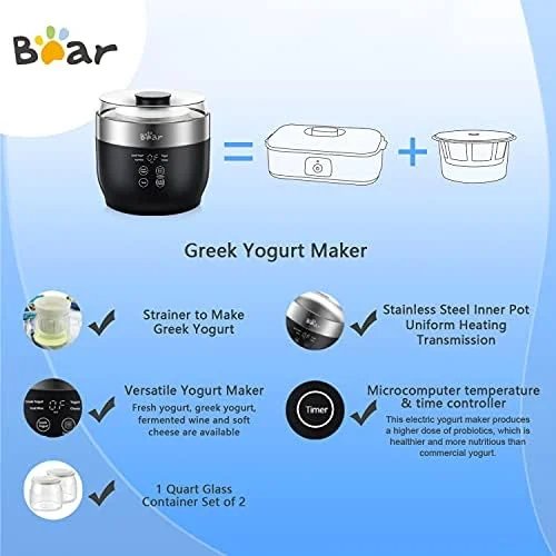 Bear Greek Yogurt Maker Machine thumbnail 4