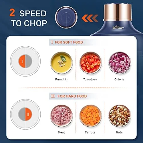 Bear Dual-Bowl Electric Food Processor thumbnail 4