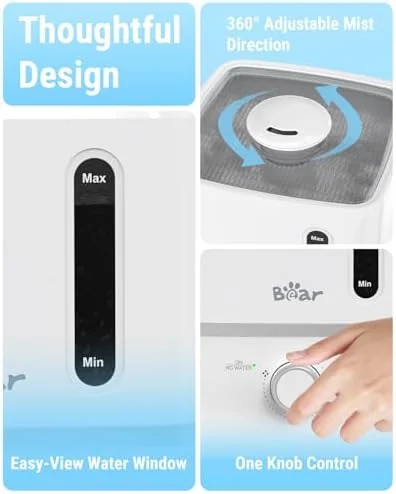 Bear 2.5L Cool Mist Humidifier thumbnail 6