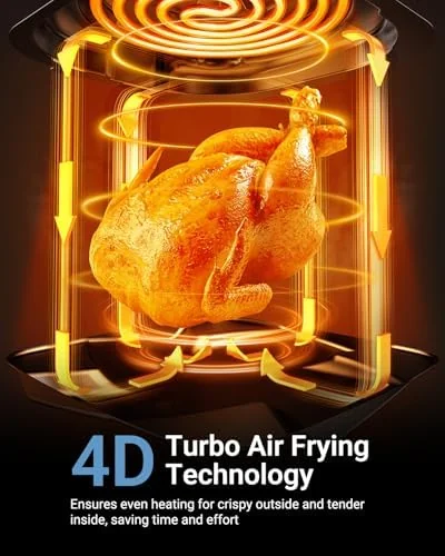 Bear 6.3-Quart 4D Turbo Air Fryer thumbnail 3